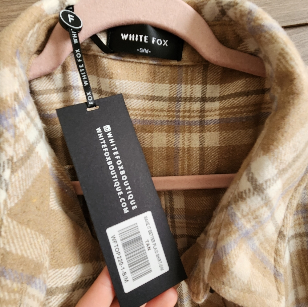 White Fox Boutique Jacket NWT S/M